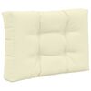 vidaXL Cuscino per divano da esterno 3 pcs Crema Poliestere