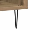 vidaXL Mobile porta vinili rovere artigianale 100 x 38 x 48 cm