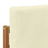 vidaXL Set di divani da esterno con cuscino Naturale 71 x 63 x 73 cm