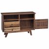 vidaXL Credenza Naturale 100 x 30 x 68 cm Legno di teak solido