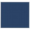 vidaXL Coperta Ponderata Blu 200x230 cm 9 kg Tessuto