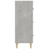 vidaXL Credenza Grigio Cemento 70x34x90 cm in Legno Multistrato