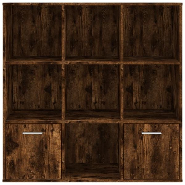 vidaXL Libreria Rovere Fumo 98x30x98 cm