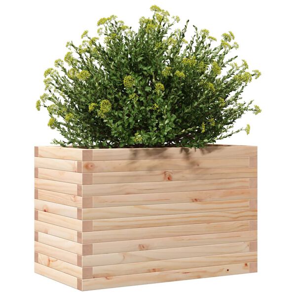 vidaXL Fioriera da Giardino 70x40x45,5 cm in Legno Massello di Pino