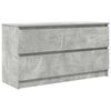 vidaXL Mobile Porta TV Grigio Cemento 100x35x54 cm Legno Multistrato