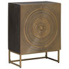 vidaXL Credenza Ottone 53,5 x 30 x 70 cm