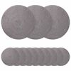 vidaXL Sottobicchieri in juta 12 pz Grigio 100% Juta Tossa