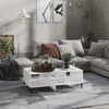vidaXL Tavolino Salotto Bianco Lucido 103,5x60x35 cm Legno Multistrato