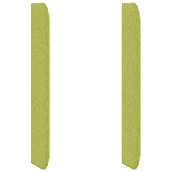 vidaXL Orecchia della Testata Grigio 80 x 16 x 4 cm Tessuto