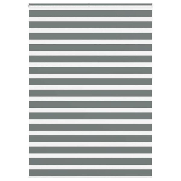 vidaXL Tenda a Rullo Zebra Larghezza Tessuto 150,9 cm Poliestere