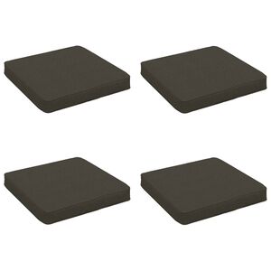 vidaXL Cuscini per Sedia in 4 Pezzi VUGHT 4 pcs 100% Poliestere