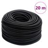 vidaXL Tubo Aria Ibrido Nero 0,6" 20 m in Gomma e PVC