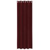 vidaXL Tende oscuranti 2 pcs Rosso Vino 140 x 225 cm Velluto