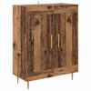 vidaXL Credenza 2 pcs Legno vecchio Legno multistrato