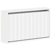 vidaXL Mobiletto per Scarpe da Muro ZWOLLE 71 x 17 x 43 cm Bianco
