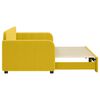 vidaXL Divano Letto con Letto Estraibile Giallo 80x200 cm in Velluto