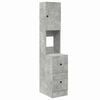 vidaXL Mobile da cucina Grigio 35 x 50 x 180 cm Legno ingegnerizzato