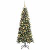 vidaXL Albero di Natale artificiale con 300 LED Verde 180 cm