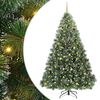 vidaXL Albero di Natale artificiale con 300 LED Verde 240 cm PE e PVC