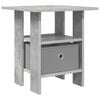 vidaXL Comodino Grigio cemento 41 x 40 x 45 cm Legno ingegnerizzato