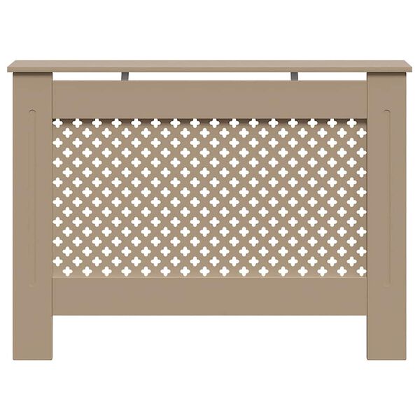vidaXL Copertura per Radiatore 112x19x81,5 cm in MDF