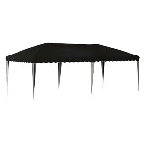 vidaXL Tenda per feste a pop-up 575 x 290 x 245 cm Nero