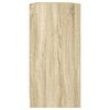 vidaXL Libreria con Ante Rovere Sonoma 204x37x75 cm Legno Multistrato