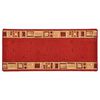 vidaXL Tappeto Corsia Rovescio in Gel Rosso 67x120 cm