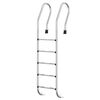 vidaXL Scala per Piscina 54x38x211 cm Acciaio Inox 304