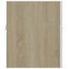 vidaXL Mobile Sottolavabo Bianco Rovere Sonoma 41x38,5x46 Multistrato