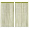 vidaXL 2 Pz Tende a Fili 100x250 cm Verdi