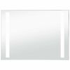 vidaXL Specchio da Parete a LED per Bagno 100x60 cm