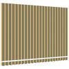vidaXL Telo di ricambio per tenda da sole Verde e giallo 430 x 345 cm