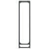 vidaXL Rastrelliera per Legna da Ardere Antracite 25x25x100 cm