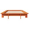 vidaXL Letto senza Materasso Marrone Cera 100x200 cm in Legno di Pino
