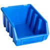 vidaXL Contenitori Impilabili 20 pz Blu in Plastica