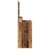 vidaXL Tavolo da Trucco con specchio Legno vecchio 100 x 41 x 135 cm