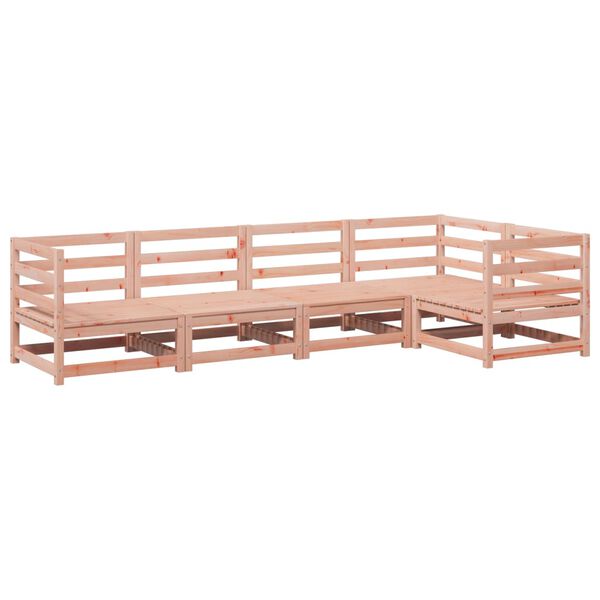 vidaXL Set Divani da Giardino 5 pz in Legno Massello Abete Douglas