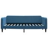 vidaXL Divano Letto con Materasso Blu 90x200 cm in Velluto