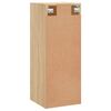 vidaXL Mobile a Parete Rovere Sonoma 34,5x34x90 cm Legno Multistrato