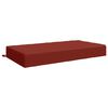 vidaXL Cuscino per la seduta SOEST 100% Poliestere Rosso
