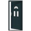 vidaXL Porta Ingresso Bianca 98x198 cm in PVC