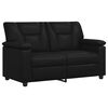 vidaXL Divano Nero 151 x 85 x 93 cm Similpelle