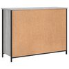 vidaXL Credenza Grigio Sonoma 100x35x75 cm in Legno Multistrato