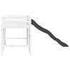 vidaXL Letto a Soppalco senza Materasso Bambini Bianco 90x190cm Pino