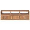 vidaXL Mobile Porta TV in Teak con Finitura Naturale 120x30x40cm