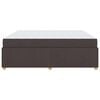 vidaXL Struttura del letto Marrone Scuro 180 x 200 cm Tessuto
