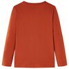 Maglietta da Bambino Maniche Lunghe Ruggine Chiaro 92