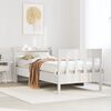 vidaXL Letto senza Materasso Bianco 90x200 cm Legno Massello di Pino