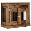 vidaXL Mobile da cassa per cani Legno antico 90 x 47,5 x 80 cm